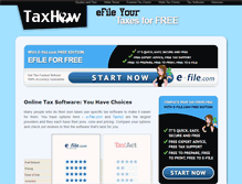 Tablet Screenshot of alabama.taxhow.co